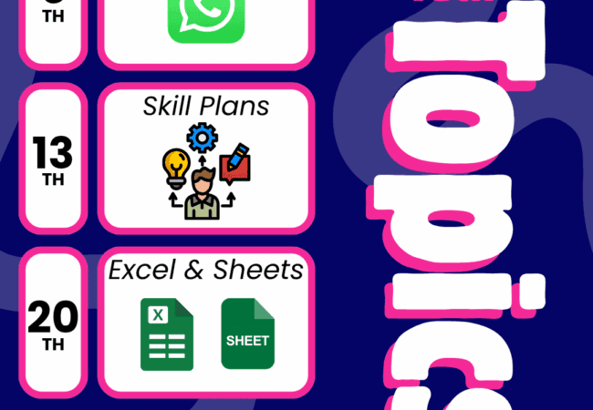 C2T Topics August 2026 A tech event poster for August lists weekly topics: WhatsApp (6th), Skill Plans (13th), Excel & Sheets (20th), and Home Screens (27th). Connect to Tech and expand your skills with these engaging sessions. The RAID logo and Advice Inclusion Disability are at the bottom right.
